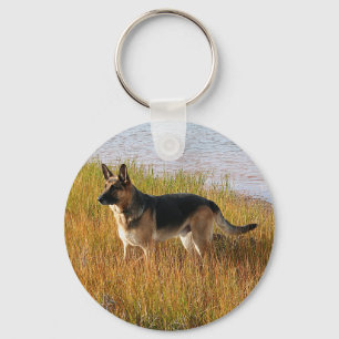 Porte-clés Pure Bred German Shepherd Photo Porte - clé