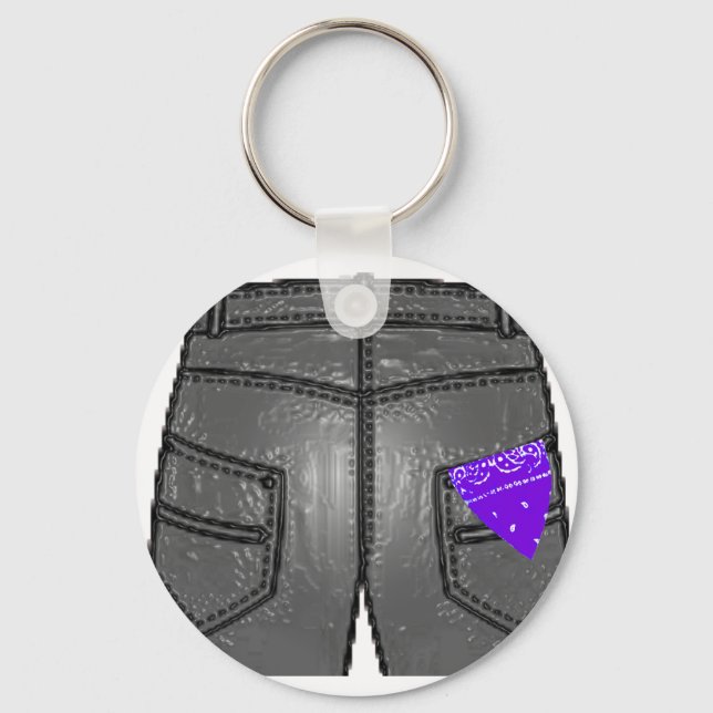 Porte-clés Purple Droite Hanky (Recto)