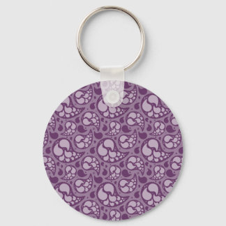 Porte-clés Purple Paisley