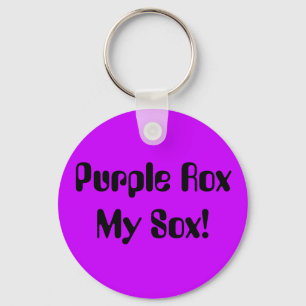 Porte-clés Purple Rox My Sox !