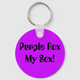 Porte-clés Purple Rox My Sox !