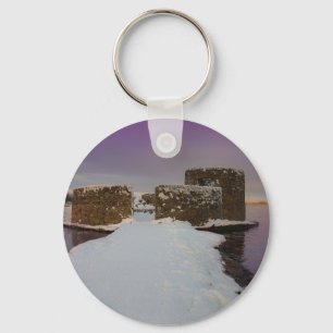 Porte-clés Purple Sunrise At The Snowy Chasewater 