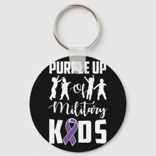 Porte-clés Purple Up Mois Of Military Kids Child Awareness