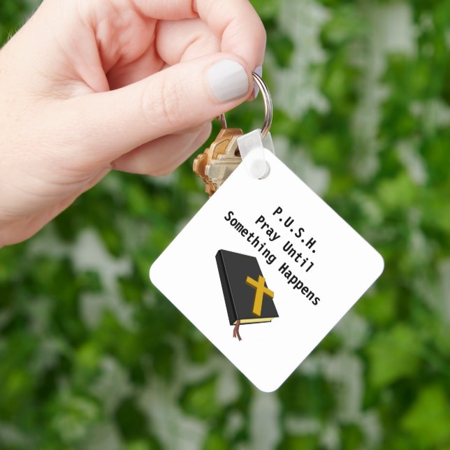 Porte-clés PUSH Prière inspiration (main)