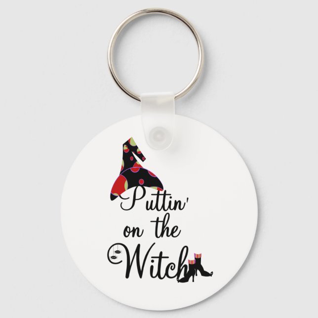 Porte-clés Puttin' on the Witch Tshirts and Gifts (Recto)