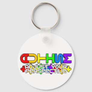 Porte-clés Puzzle d'autisme d'arc-en-ciel