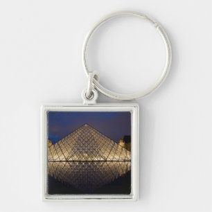 Porte-clés Pyramide du Louvre par l'architecte I.M. Pei at