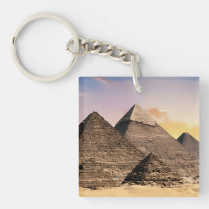 Porte-clés Pyramides Sphinx Égypte ancienne Pharaon Khéops Dé