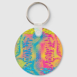Porte-clés PYTHON - moderne fractale décorative -