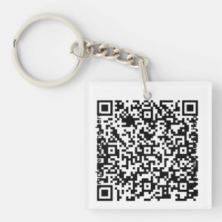 Porte-clés QR Code en acrylique