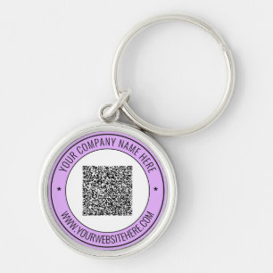 Porte-clés QR Code Info Nom Site Porte - clé - Promotionnels