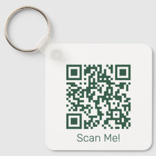 Porte-clés QR Code - Upload Your Own QR Code Keychain