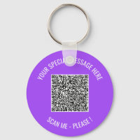 QR Code Votre Message Porte - clé Cadeau - Choisis