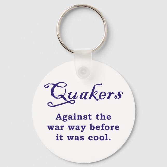 Porte-clés Quakers - Guerre (Recto)