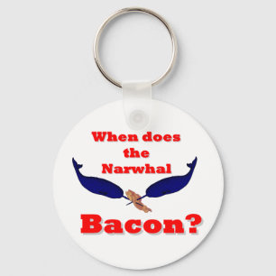 Porte-clés Quand le bacon Narwhal ?
