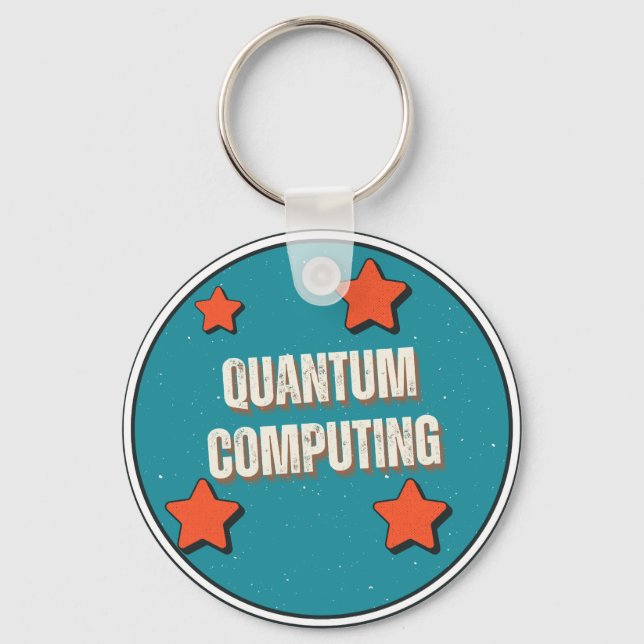 Porte-clés Quantum Computing Science (Recto)