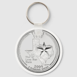 Porte-clés Quart de dollar du Texas