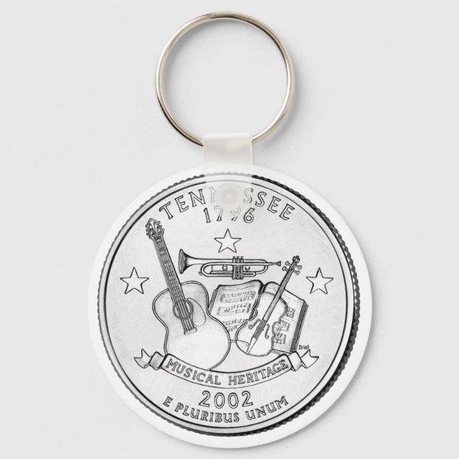 Porte-clés Quartier d'État du Tennessee (Recto)