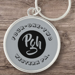 Porte-clés Quatre Un Deux Pgh Yinzer Sports Custom Pa Porte -