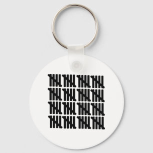 Porte-clés quatre-vingtième anniversaire