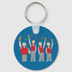 Porte-clés Quatuor classique Barbershop