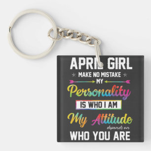 Porte-clés que dit être né en avril à propos de vous T-Shir