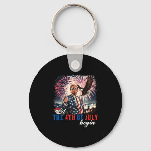 Porte-clés Que Le 4 Juillet Commence La Fête De L'indépendanc