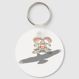 Porte-clés Que... ? Porte - clé de dessin sur lapin