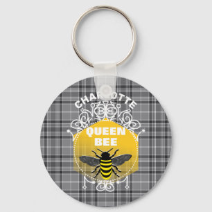 Porte-clés Queen Bee Funny Cute Girly Personalized