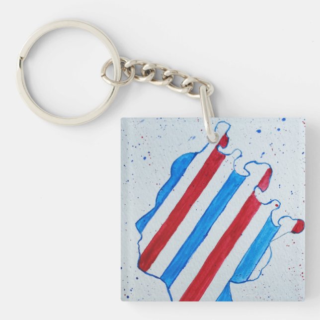 Porte-clés Queen Elizabeth II Jubilee Platinum Angleterre Roy (Devant)