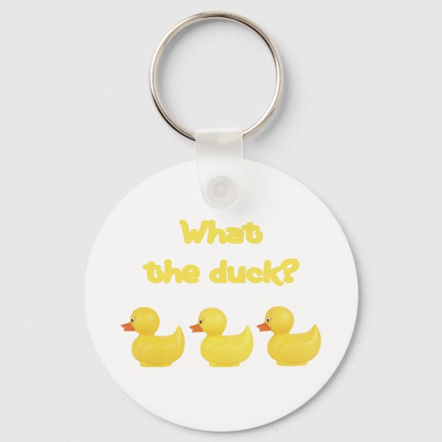 Porte-clés Quel canard ? (Recto)