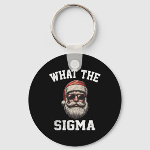 Porte-clés Quel est le Sigma Santa drôle de Noël Meme Xmas Ri