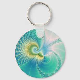 Porte-clés Quelque chose de poisson - Art fractal