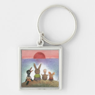 Porte-clés Quelque chose rouge