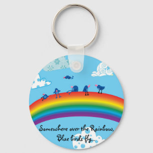 Porte-clés Quelque part au-dessus de l'arc-en-ciel