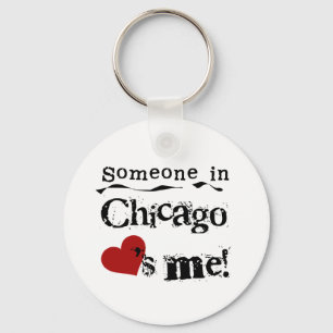 Porte-clés Quelqu'un à Chicago