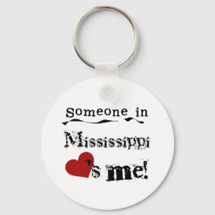 Porte-clés Quelqu'un au Mississippi m'aime