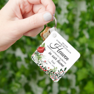 Porte-clés Quelqu'un au paradis Cardinal Greenery Photo