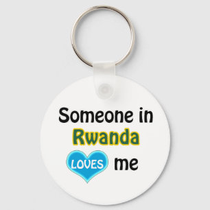 Porte-clés Quelqu'un au Rwanda m'aime
