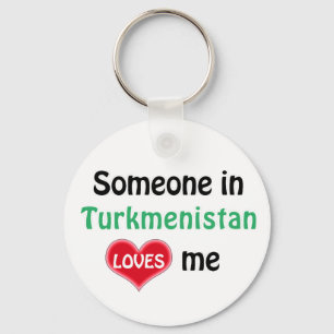 Porte-clés Quelqu'un au Turkménistan m'aime