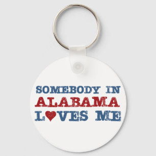 Porte-clés Quelqu'Un En Alabama M'Aime
