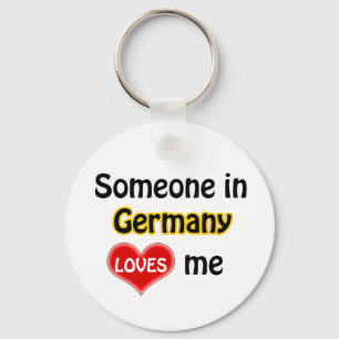 Porte-clés Quelqu'un en Allemagne m'aime