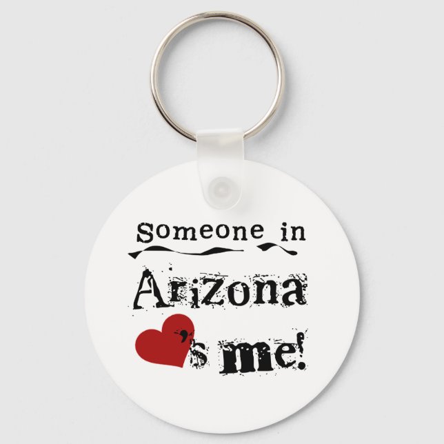 Porte-clés Quelqu'Un En Arizona M'Aime (Recto)