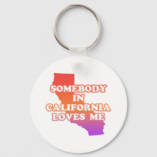 Porte-clés Quelqu'Un En Californie M'Aime