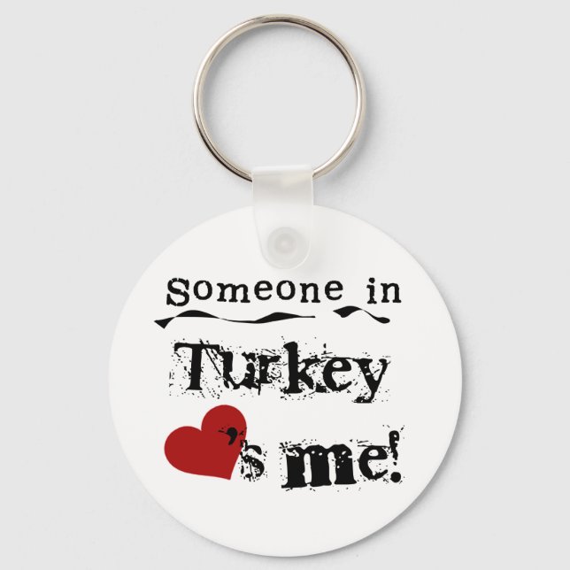 Porte-clés Quelqu'Un En Turquie M'Aime (Recto)