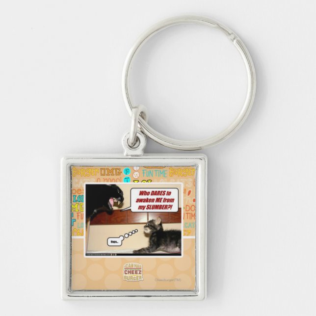 Porte-clés Qui ose me réveille ? (Devant)