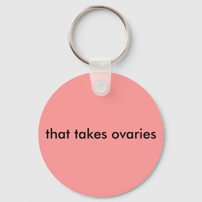 Porte-clés qui prend des ovaires (Recto)