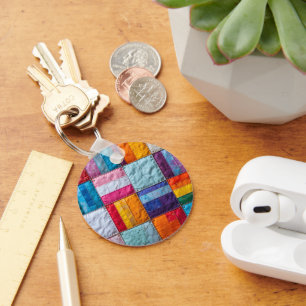 Porte-clés Quilt communautaire d'unité et de diversité
