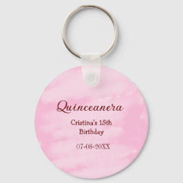 Porte-clés Quinceanera anos 15e anniversaire ajouter nom text