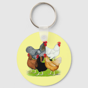 Porte-clés Quintette de poulet liée au sexe